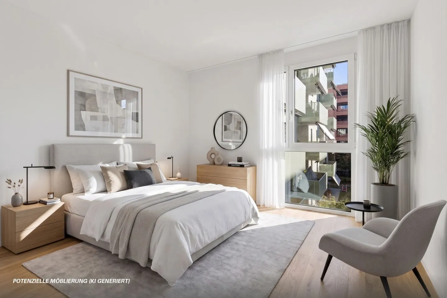 Appartement moderne de 5,5 pièces avec vue sur la verdure - Photo 7 sur 14