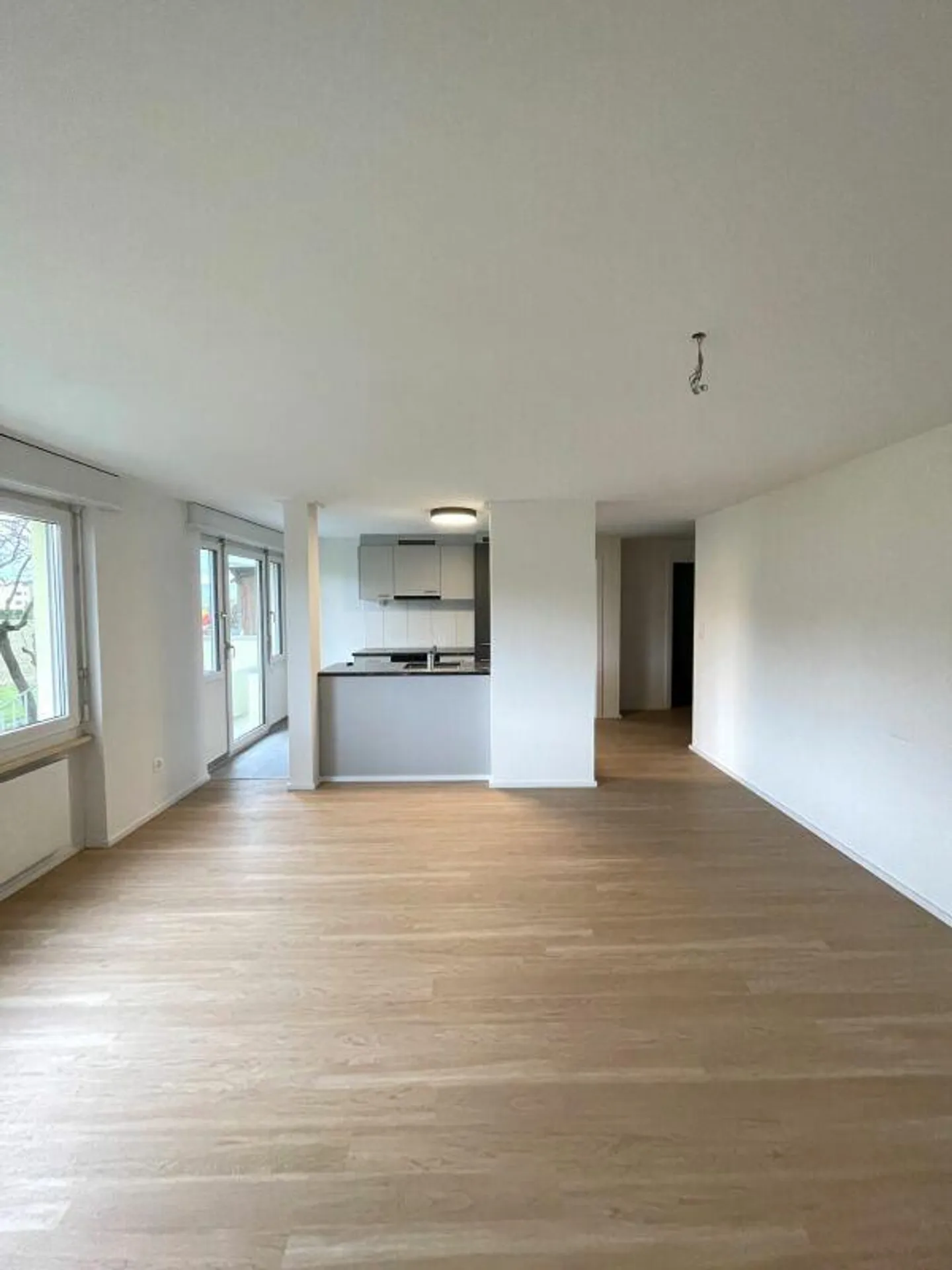 Appartement fraîchement rénové avec espace de sièges vert - Photo 2 sur 9