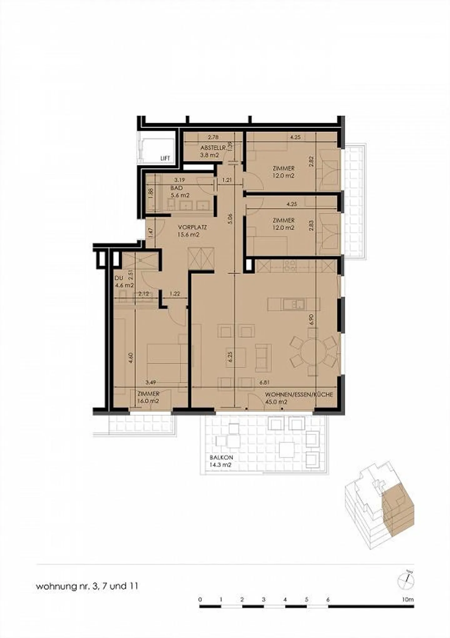 4.5-Zimmer Wohnung - Foto 5 von 5