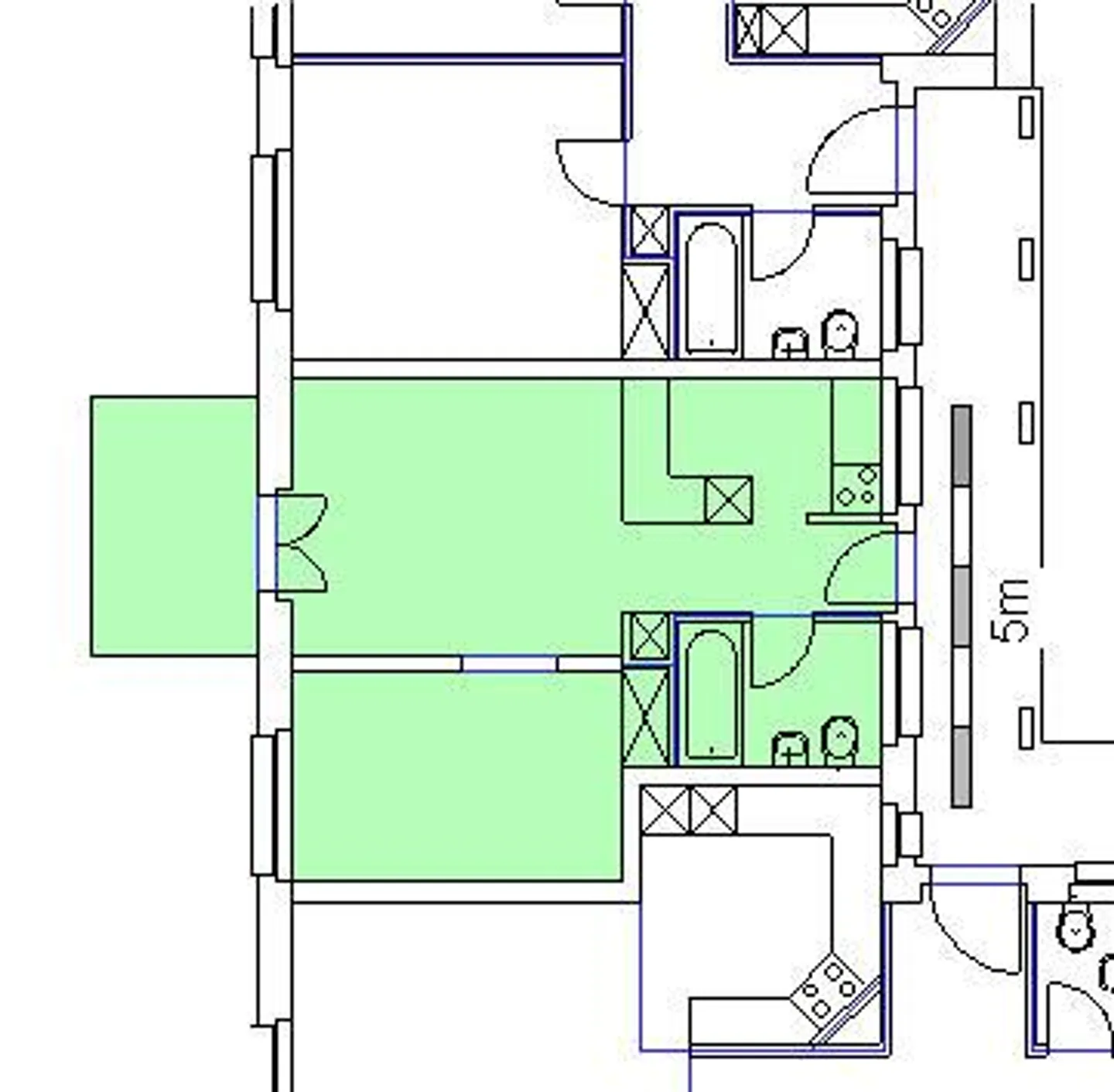 Modern single apartment with seating area is looking for you! - Photo 6 of 6