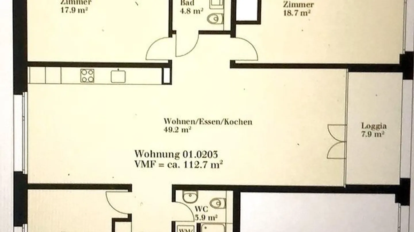 APPARTEMENT 4½ PIÈCES À WINTERTHUR - VILLE, MEUBLÉ, TEMPORAIRE - Photo 10 sur 10