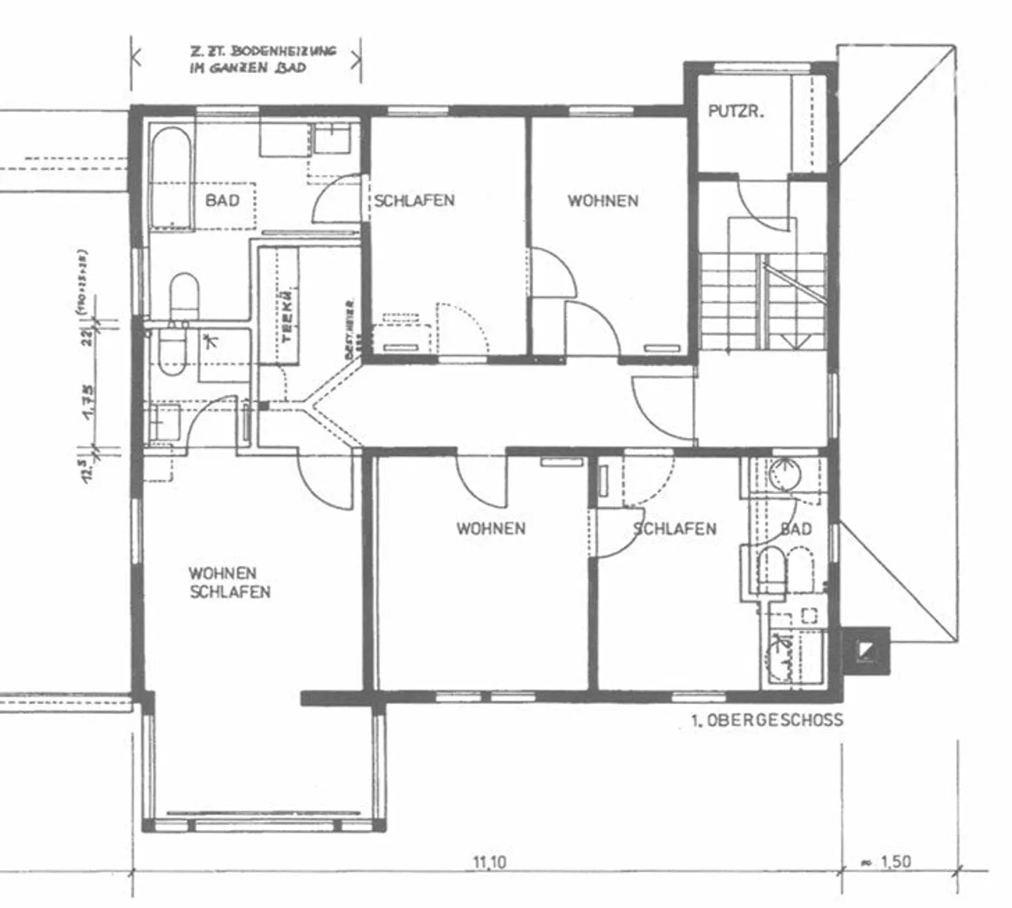 Geräumige 5.5 Zimmer Wohnung - Foto 5 von 5