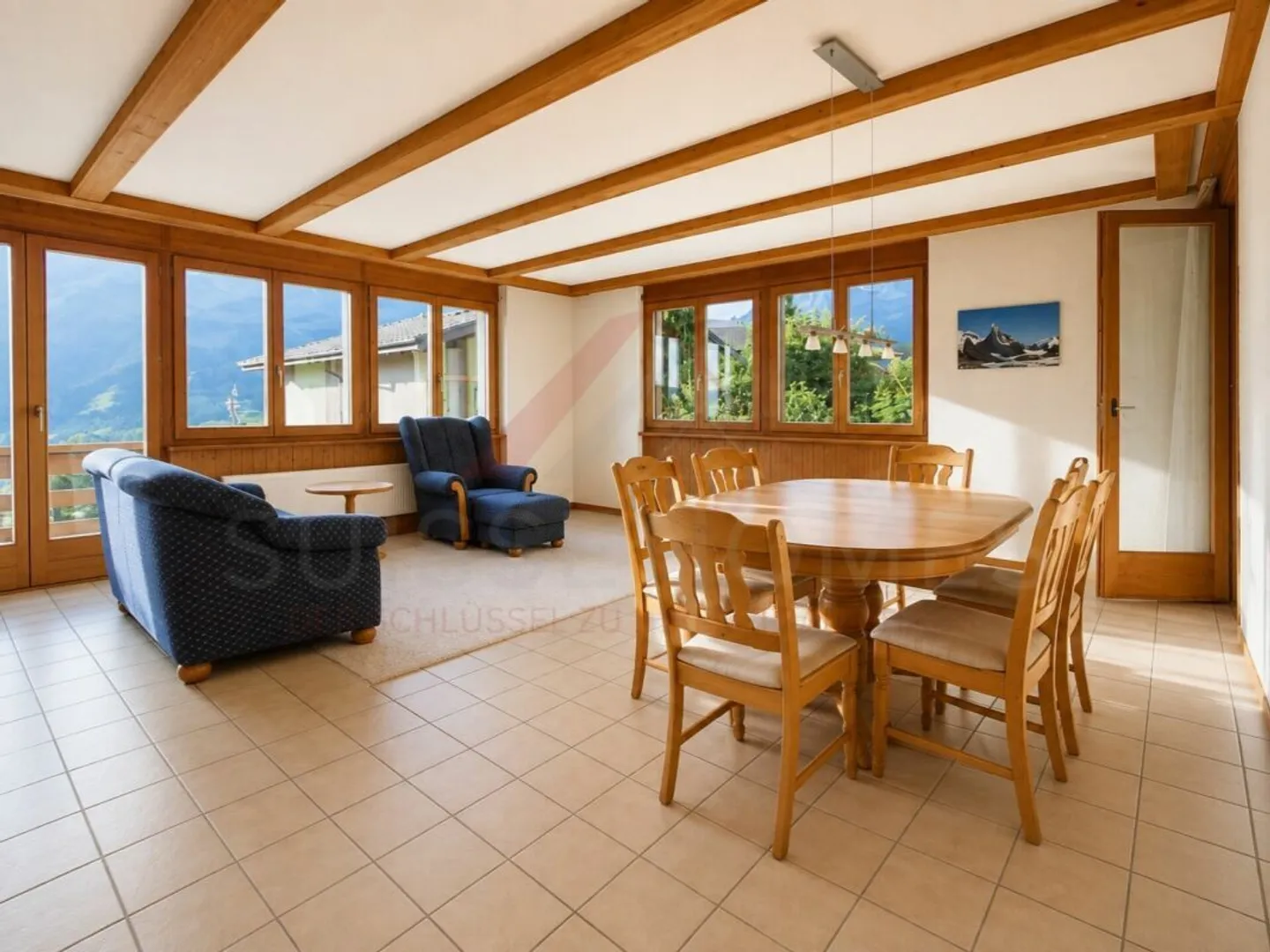 Appartamento 4,5 locali a Frutigen - casa ben tenuta con un'impressionante panoramica montana - Foto 3 di 11