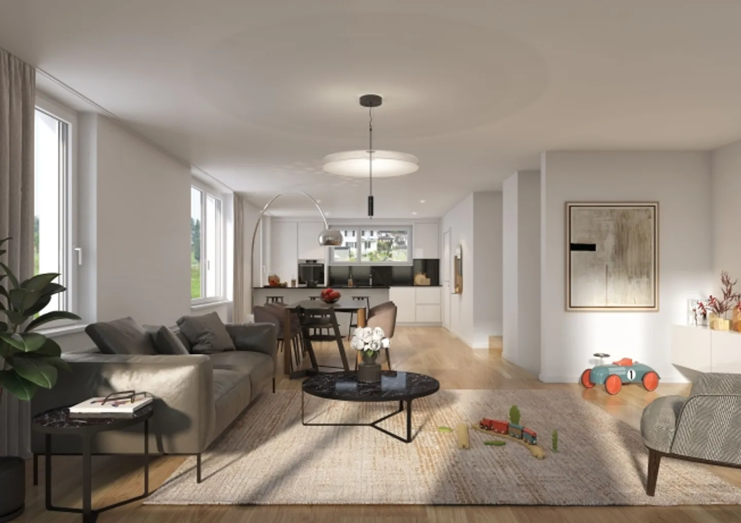 «Vivere naturalmente. Vivere modernamente. Nella casa a schiera.» - Foto 3 di 5