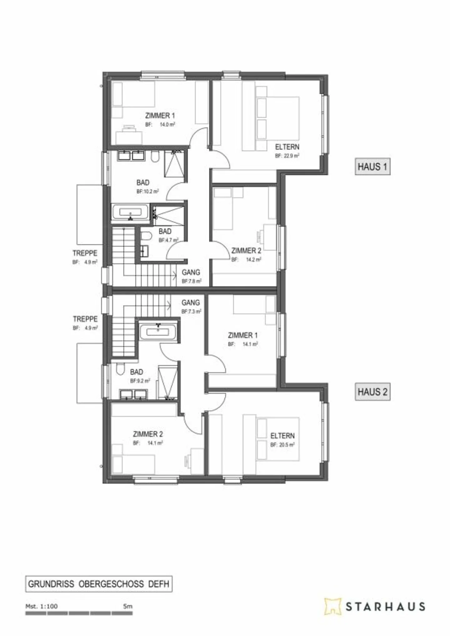 4 1/2-Zimmer Doppeleinfamilienhaus in ländlicher Umgebung - Foto 8 von 8