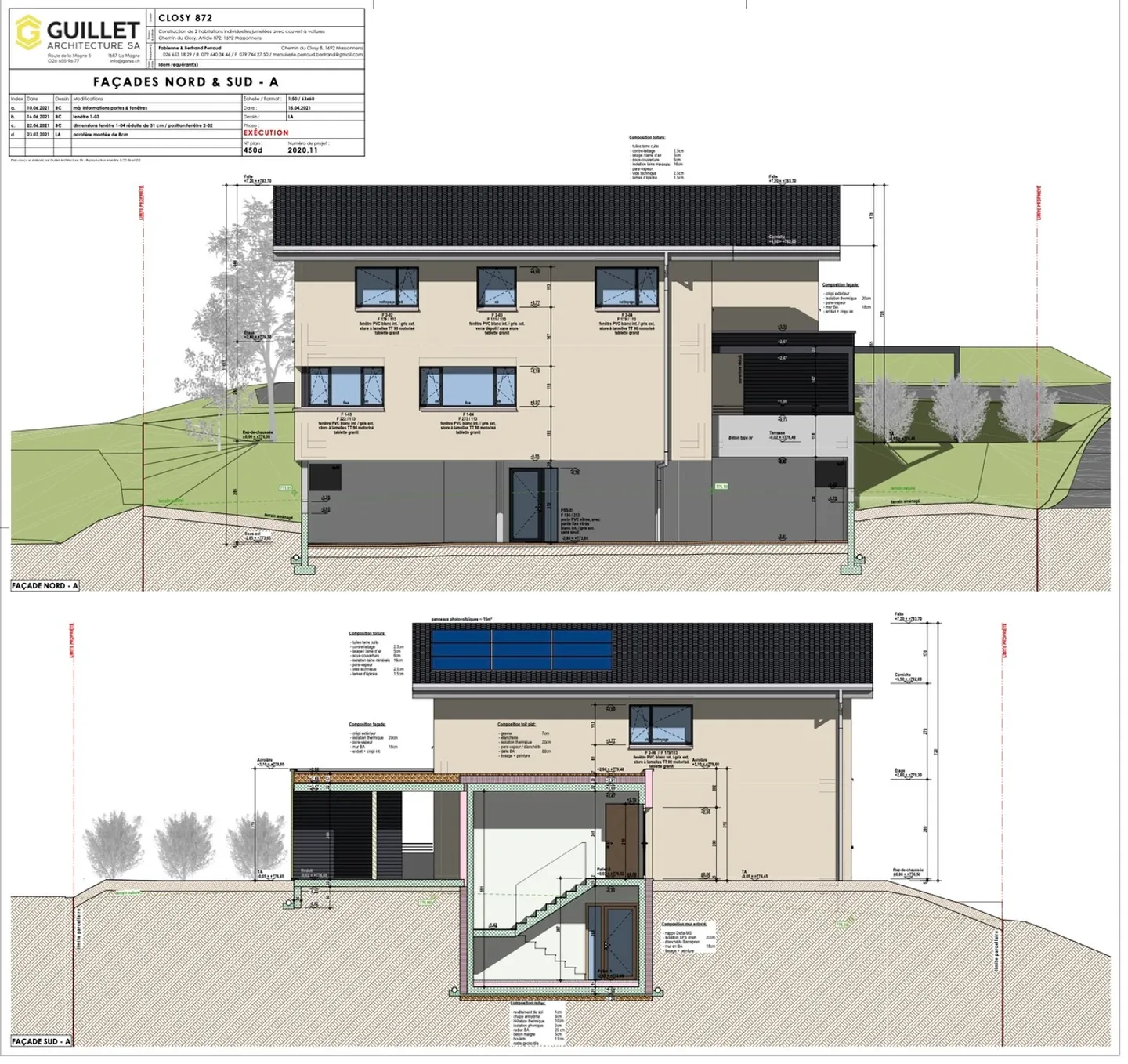 Villa moderne dans un quartier calme à Massonnens - Photo 1 sur 5