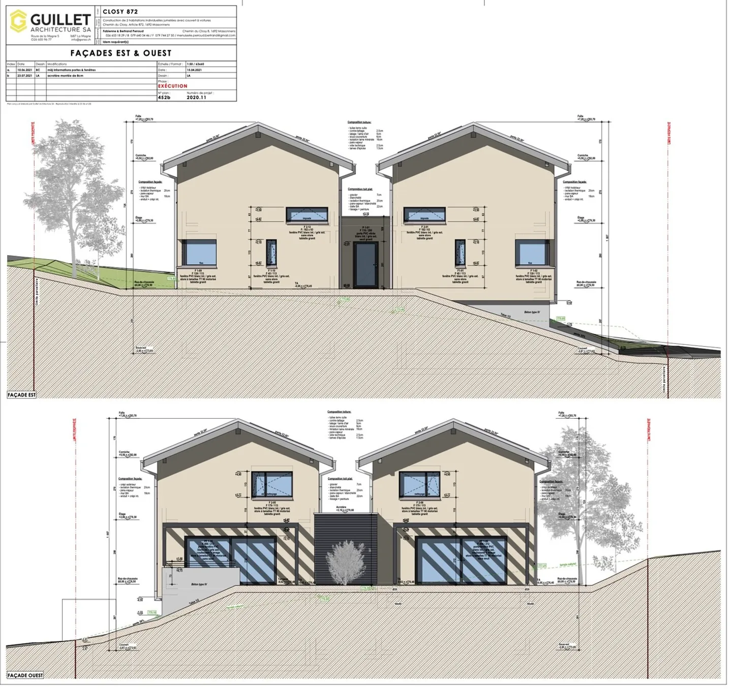 Villa moderne dans un quartier calme à Massonnens - Photo 3 sur 5