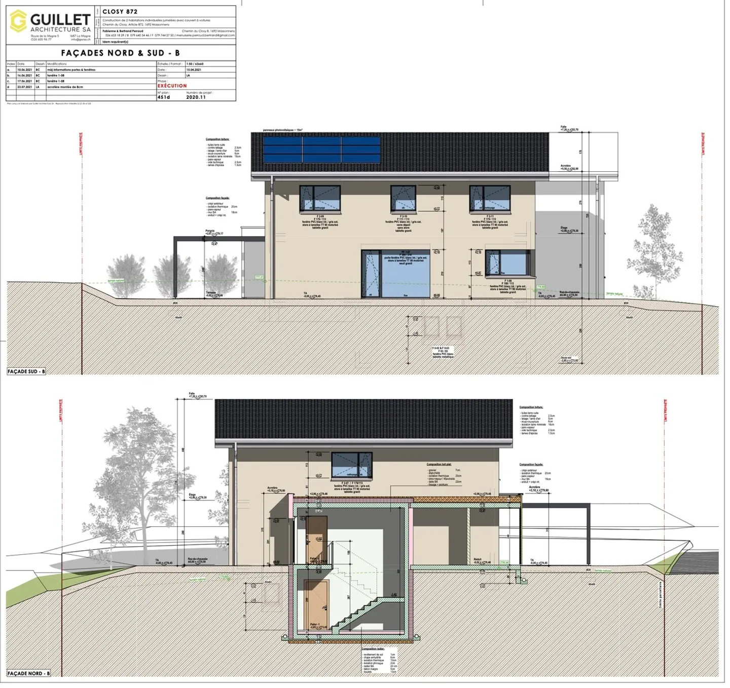 Villa moderne dans un quartier calme à Massonnens - Photo 4 sur 5