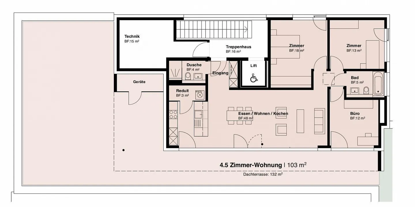 Exklusive Attikawohnung mit grosszügiger Terrasse - Foto 9 von 9
