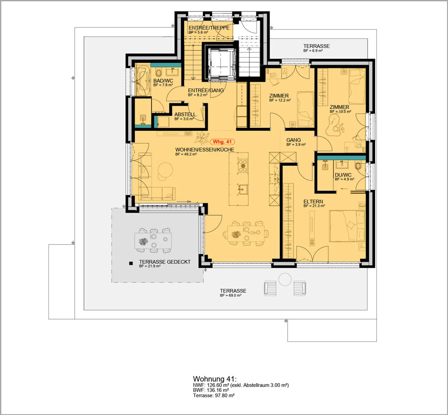 Exklusives Penthouse in Niederuzwil - Foto 4 von 4