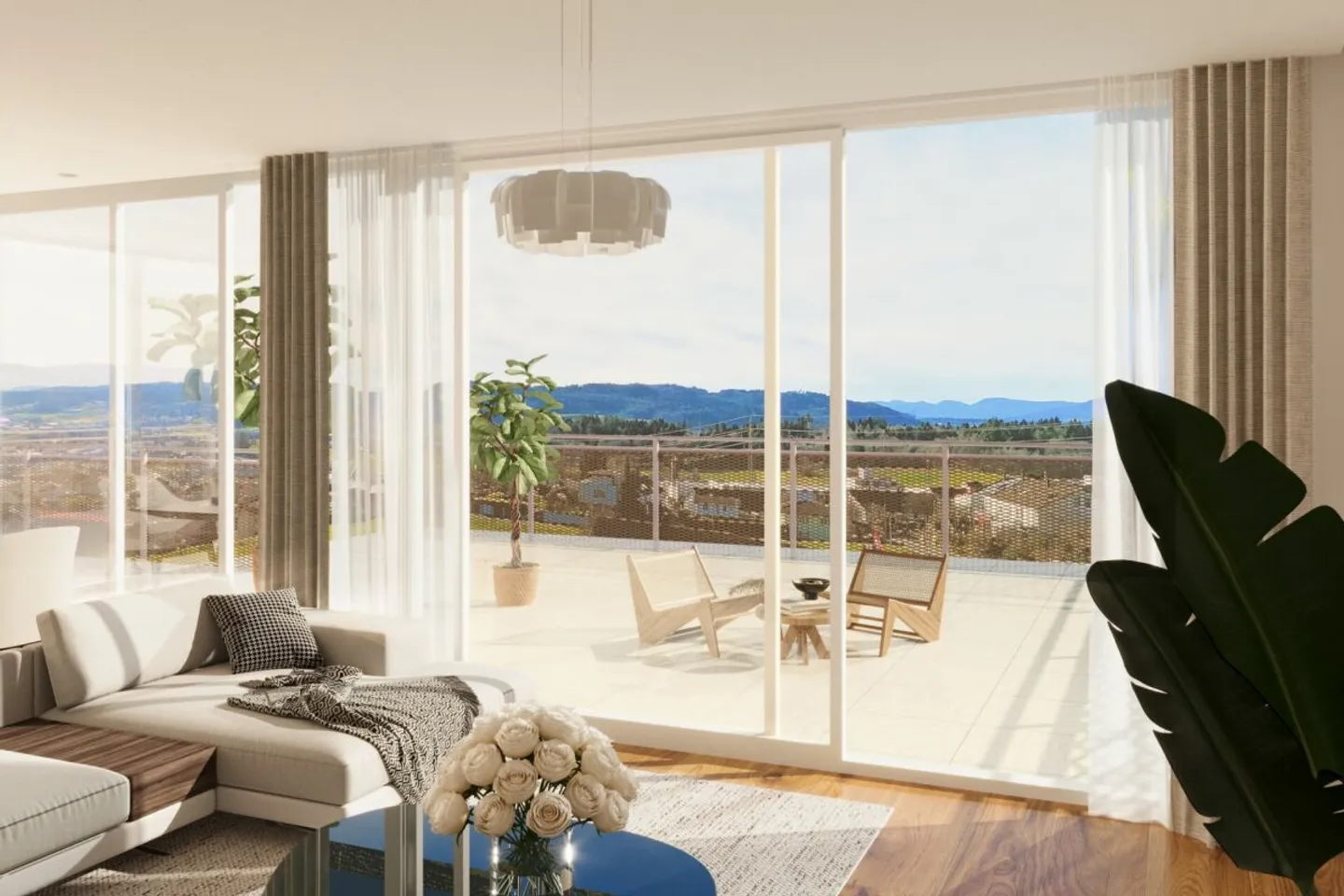 BELLA VISTA.CH - NUOVA COSTRUZIONE DI CLASSE EXTRA - APPARTAMENTO ATTICO - Foto 4 di 10