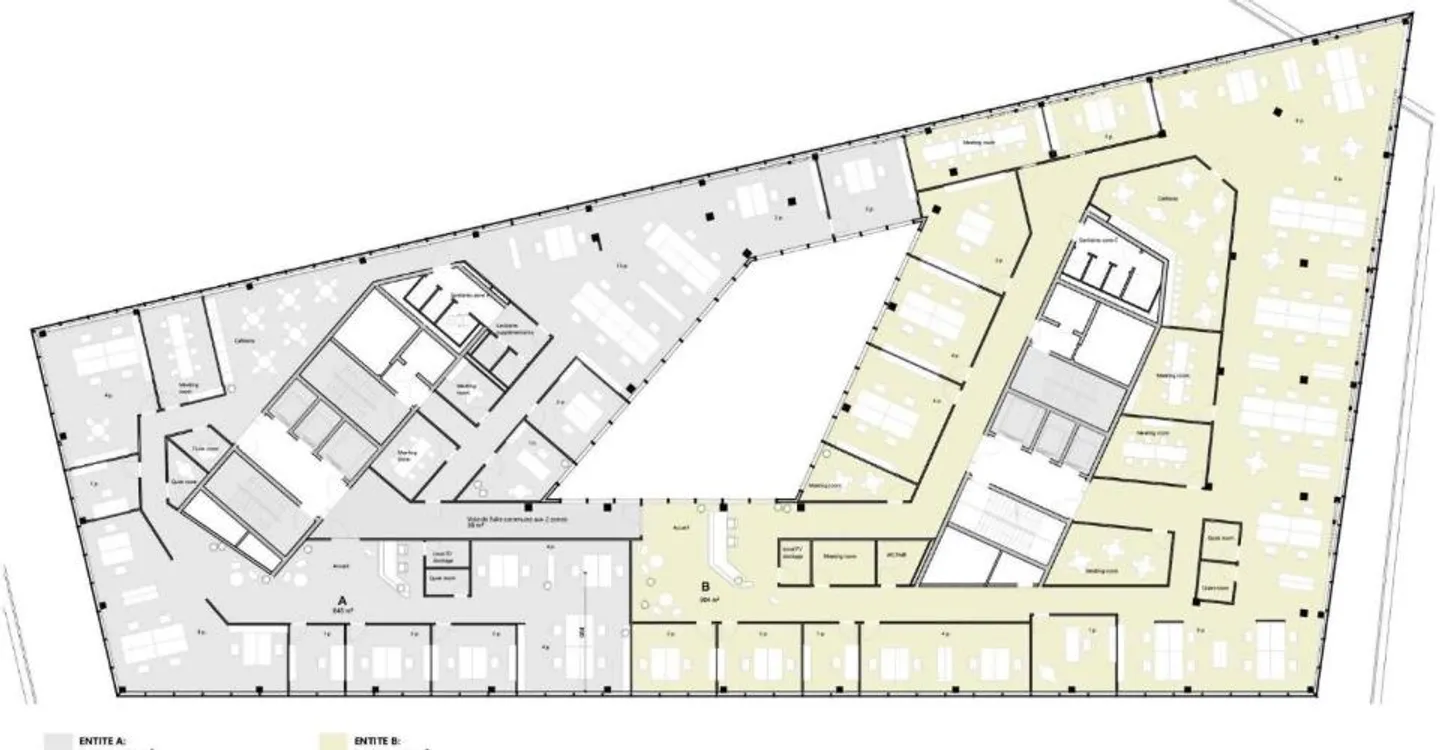 Uffici eccezionali di 904m² nel cuore del Quartier de l'Étang - Foto 2 di 10