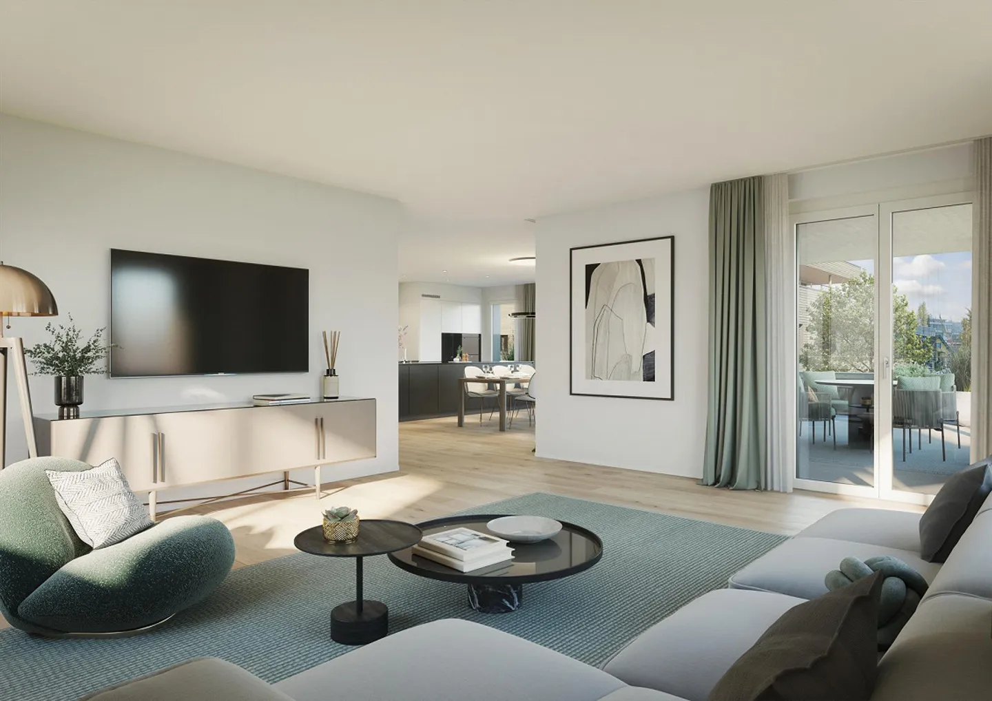 Condominium exclusif de 4,5 pièces près du lac avec terrasse (étage supérieur) - Photo 3 sur 3