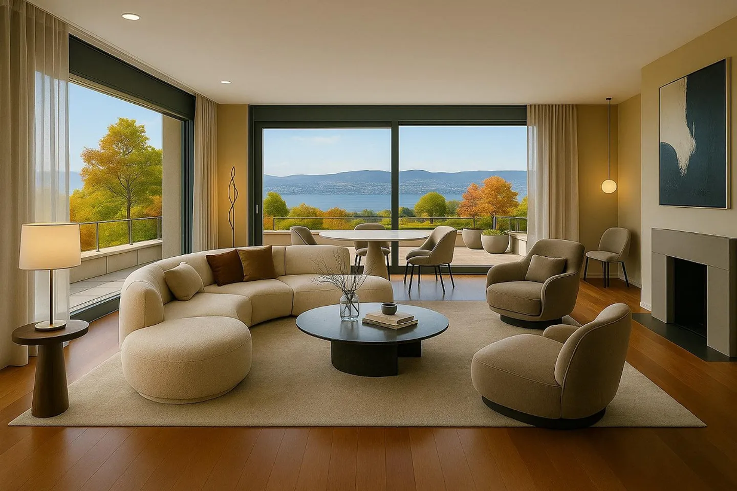 Tanto spazio, una grande terrazza e una bellissima vista sul lago - Foto 2 di 4