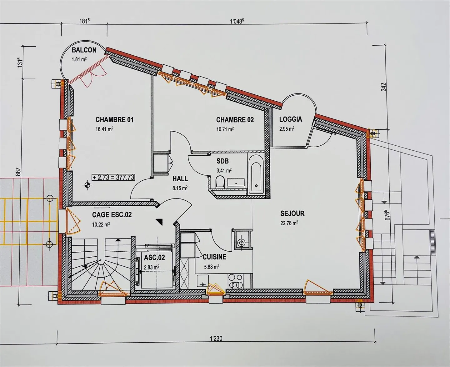 Appartamento di 3 stanze di 72 m2 - Foto 14 di 14