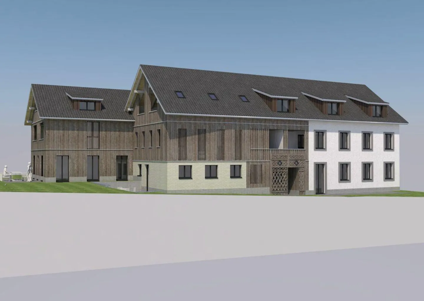 Nuova costruzione: appartamento di 2,5 stanze (piano terra, n. 2) nel rurale Liebensberg (comune di Wiesendangen) - Foto 3 di 7