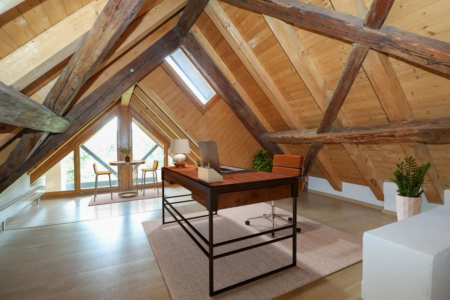 Appartement en duplex rénové de 5½ pièces dans l'historique 'Schlössli' de Koblenz à vendre - Photo 18 sur 20