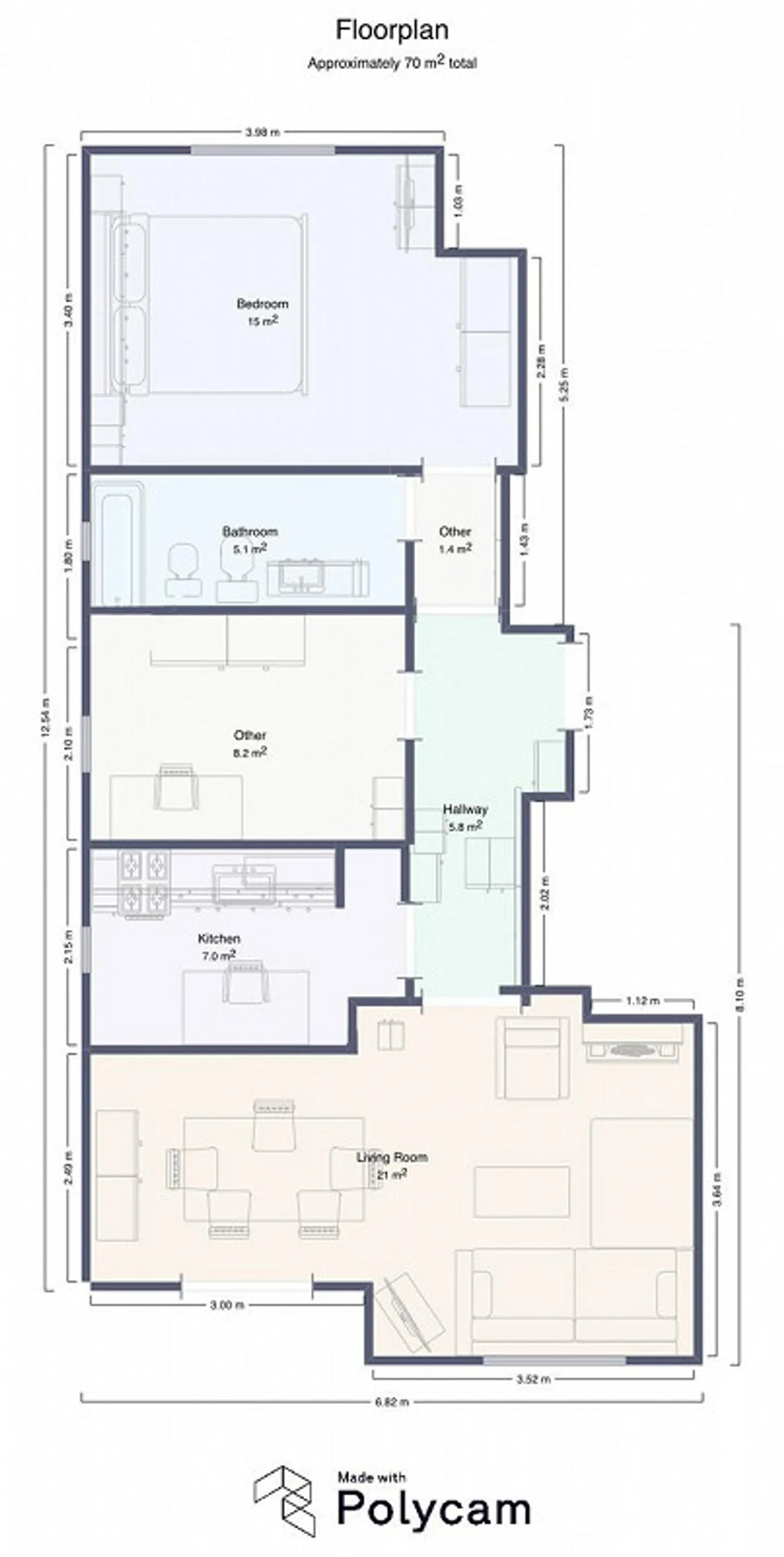 FAIDO - 3 1/2 room apartment with garden - Photo 12 of 12