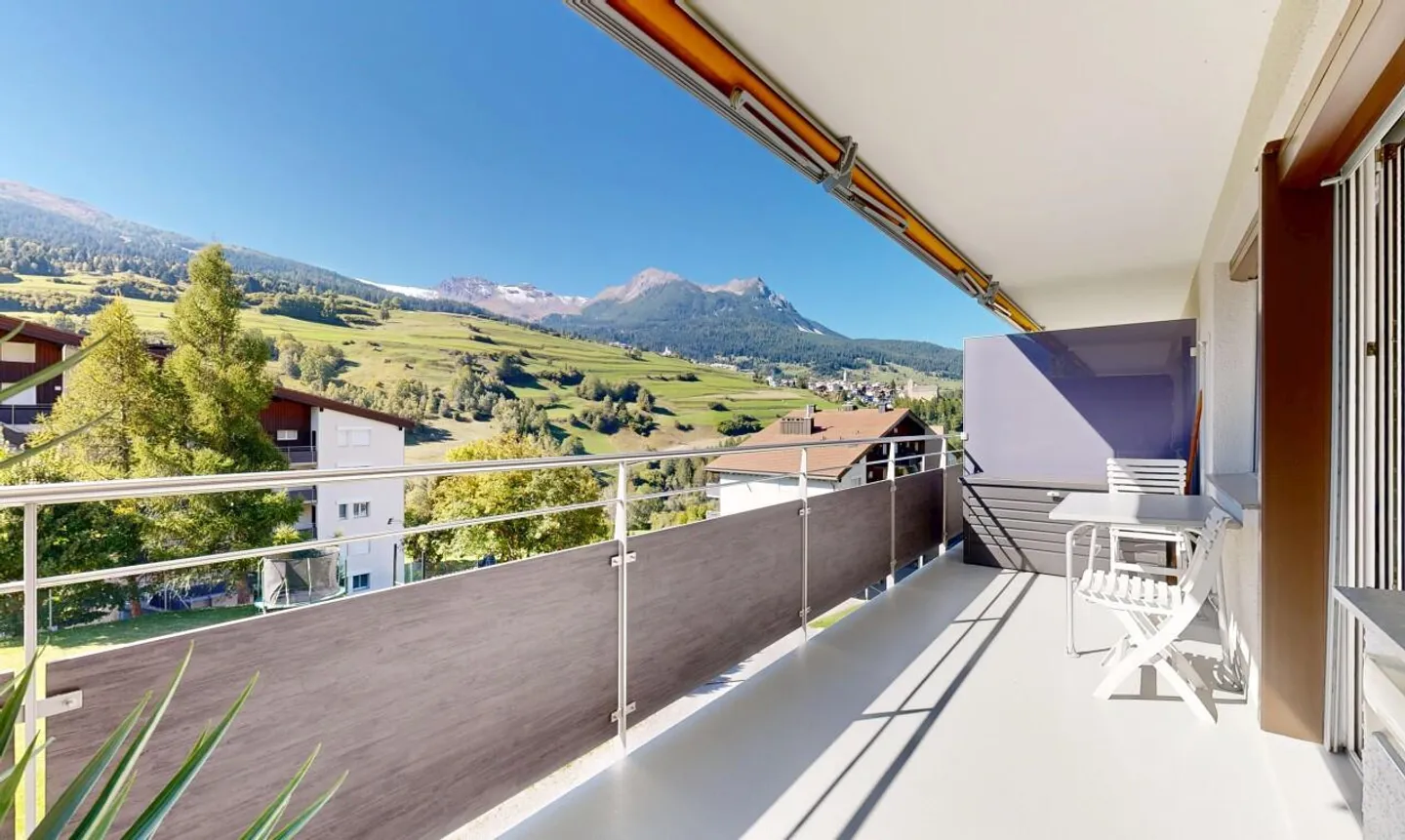 Appartamento 2.5 locali con balcone e vista montagna a Cunter - Foto 9 di 11