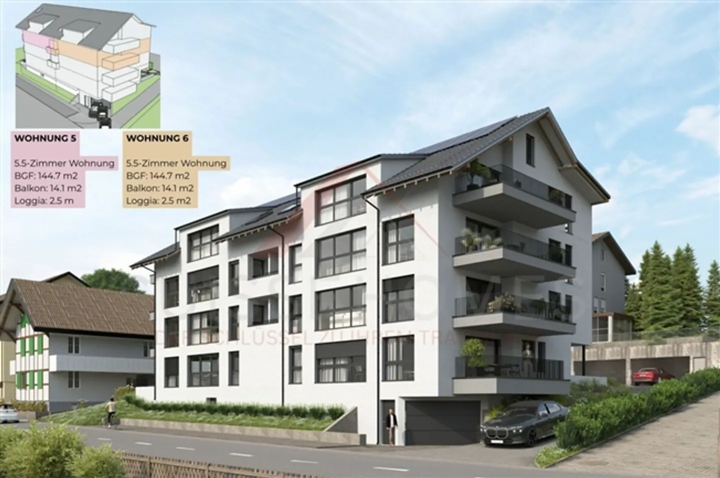 Vivere di alta qualità con stile e spazio - Appartamento di 5½ stanze "RESIDENCE CENTRO" (2° piano) Nord - Foto 15 di 20