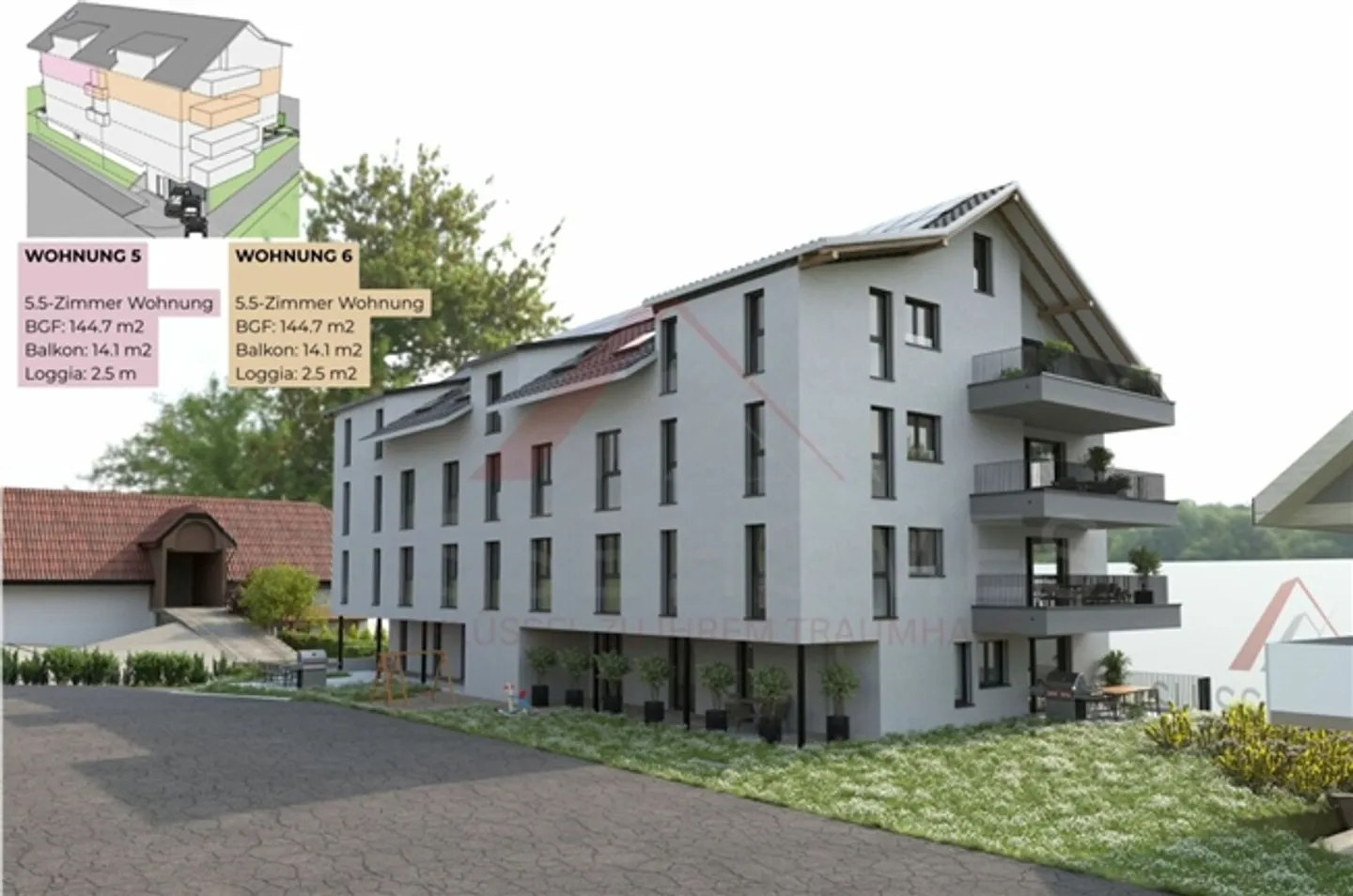 Vivere di alta qualità con stile e spazio - Appartamento di 5½ stanze "RESIDENCE CENTRO" (2° piano) Nord - Foto 17 di 20