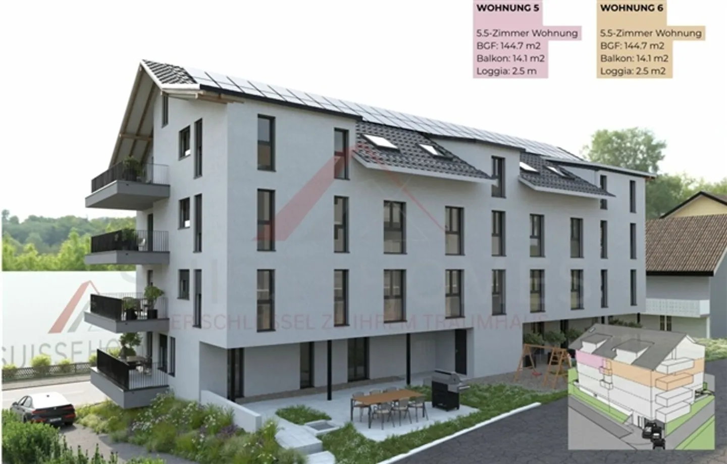 Vivere di alta qualità con stile e spazio - Appartamento di 5½ stanze "RESIDENCE CENTRO" (2° piano) Nord - Foto 16 di 20