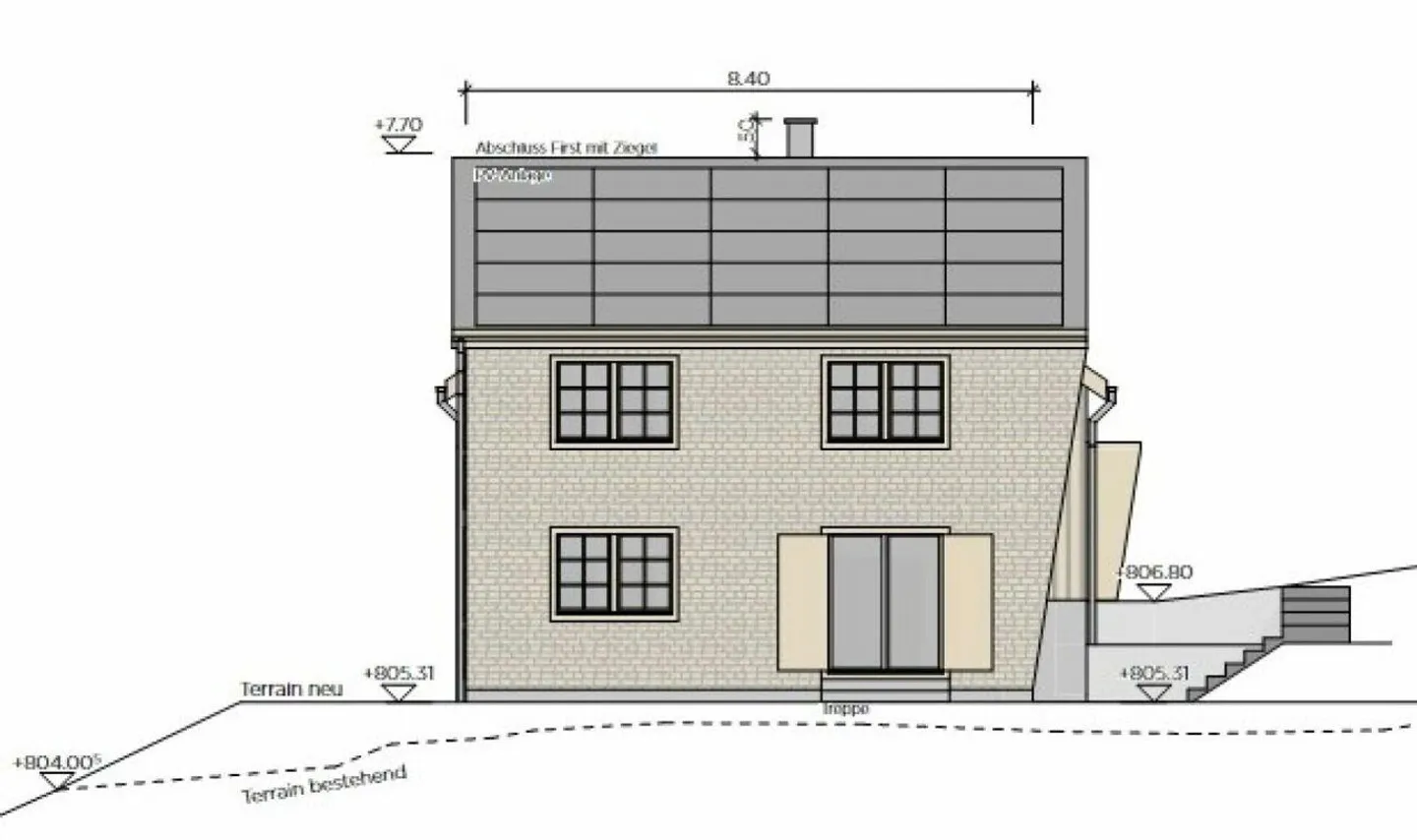 Nuova costruzione 6 1/2 camere casa Appenzeller a Rehetobel - Foto 2 di 5