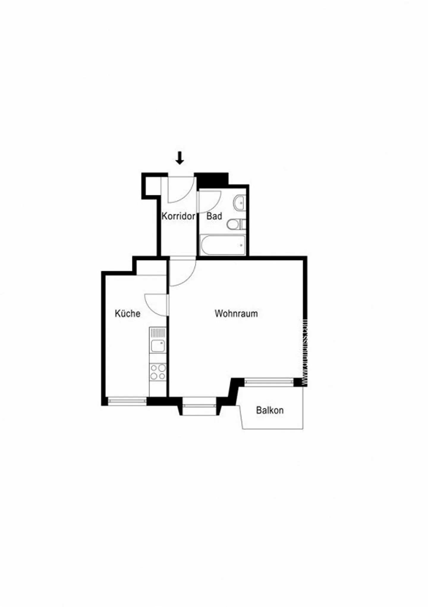 Charmante Wohnung in Toplage - Foto 6 von 6