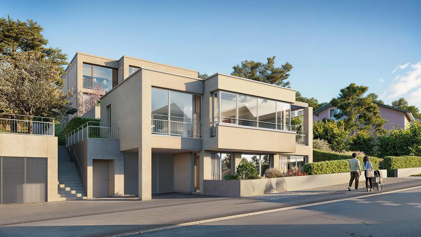 Exklusives, freistehendes 4.5-Zimmer Einfamilienhaus mit bester Lage in Augwil! - Foto 1 von 3