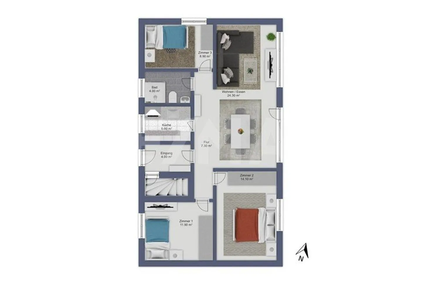 Maison individuelle - petite, fine et bien entretenue - Photo 10 sur 13