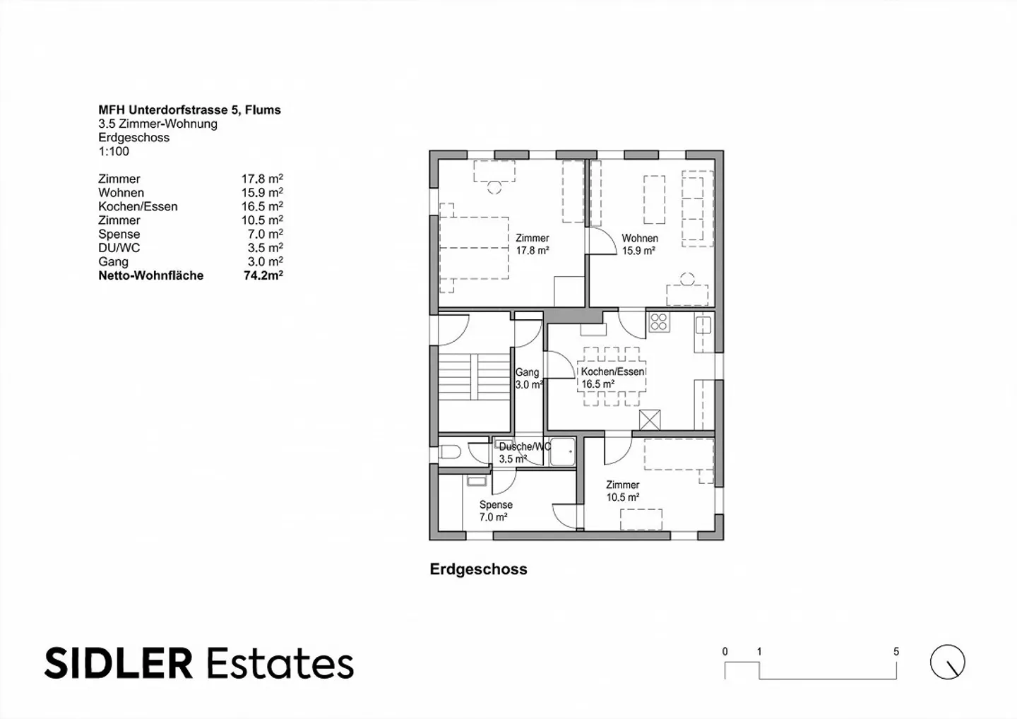 Appartamento centrale con giardino - Foto 8 di 11