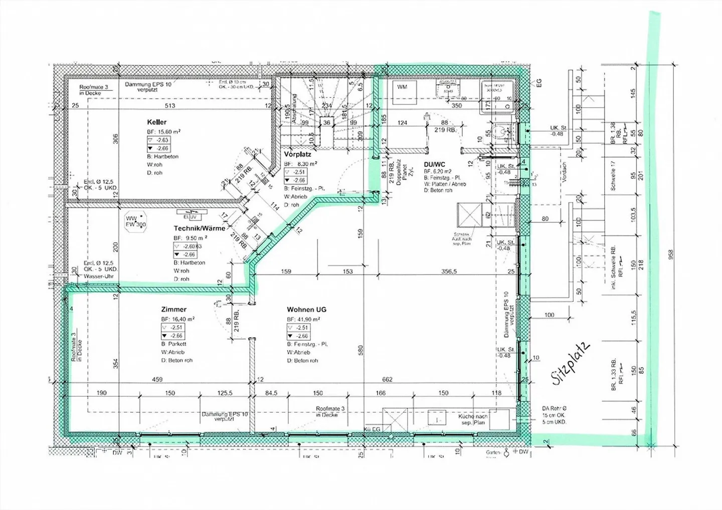 Appartamento di 2,5 stanze al piano interrato incluso riscaldamento, elettricità, acqua - Foto 8 di 8