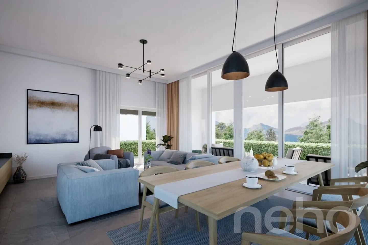 VILLA INDIVIDUALE NUOVA: LUMINOSITÀ, BELLA VISTA E STANDING AD ATTALENS - Foto 5 di 9