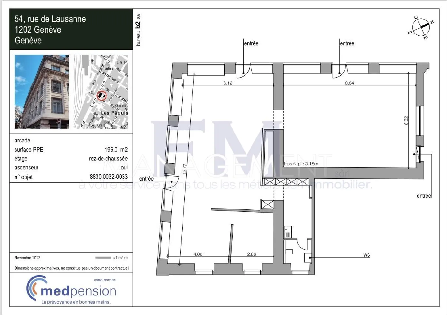 Lausanne Street - Arcades of approximately 196m2/PPE - Photo 5 of 5