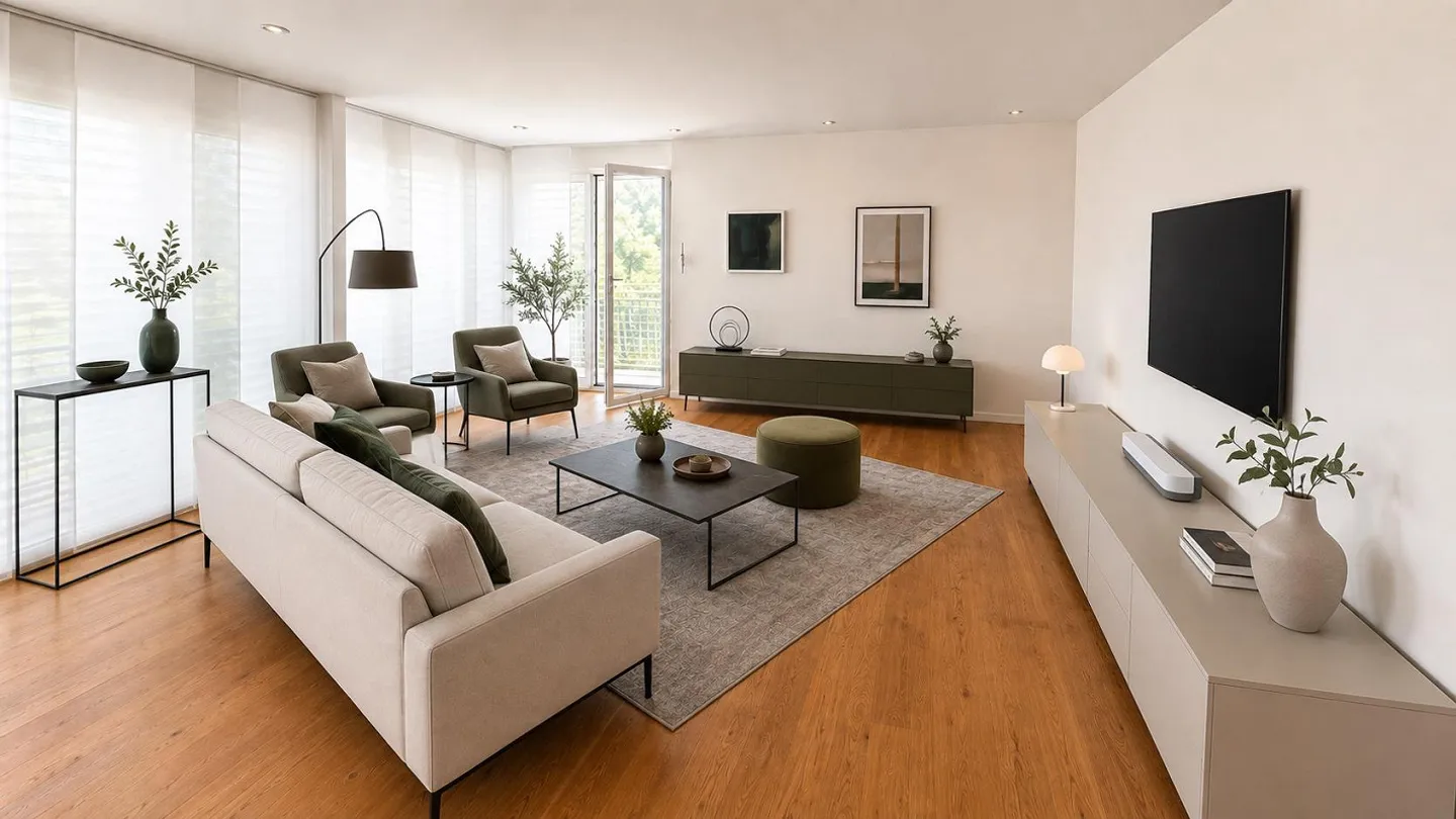 Generous, modern 5.5 room terrace apartment on Breite - Photo 4 of 10