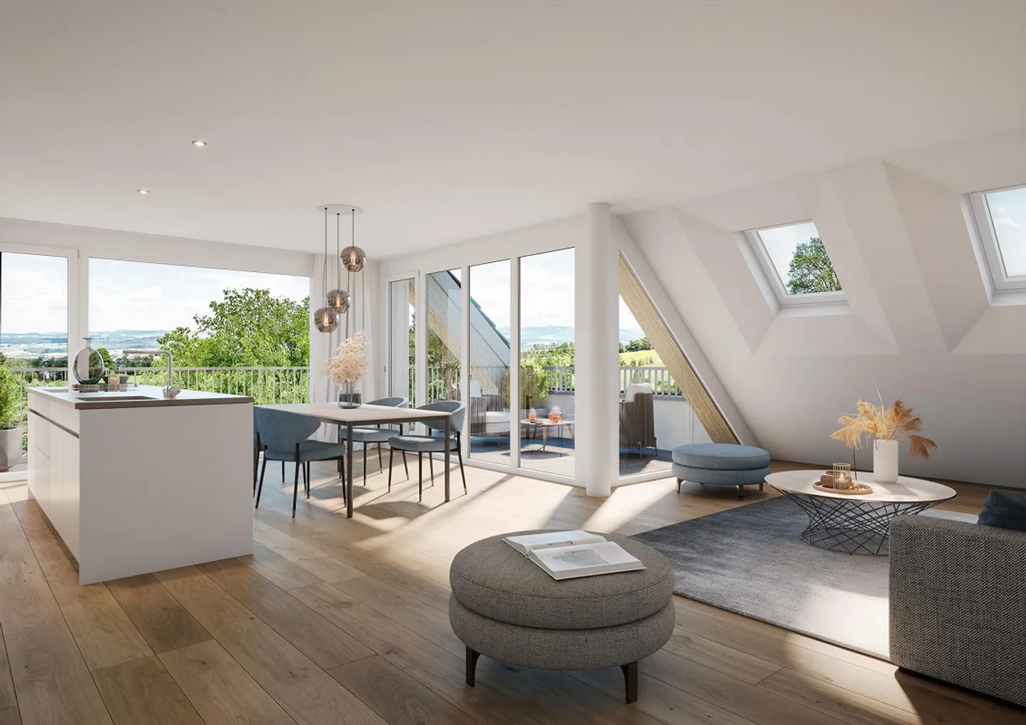 New penthouse with breathtaking lake and panoramic views - Photo 1 of 11