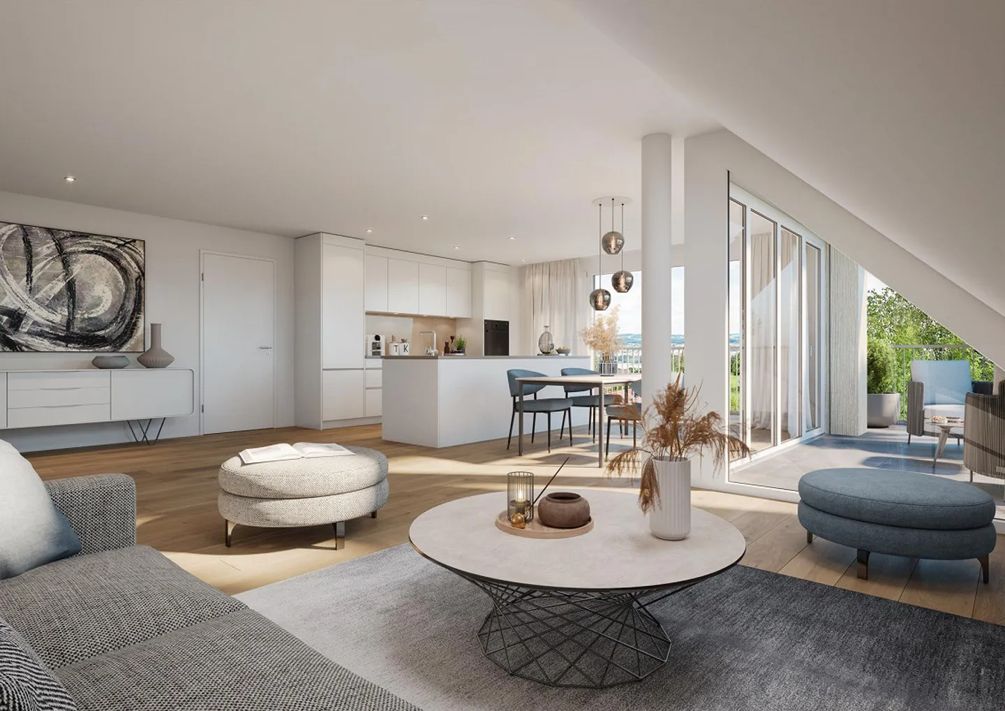 New penthouse with breathtaking lake and panoramic views - Photo 2 of 11