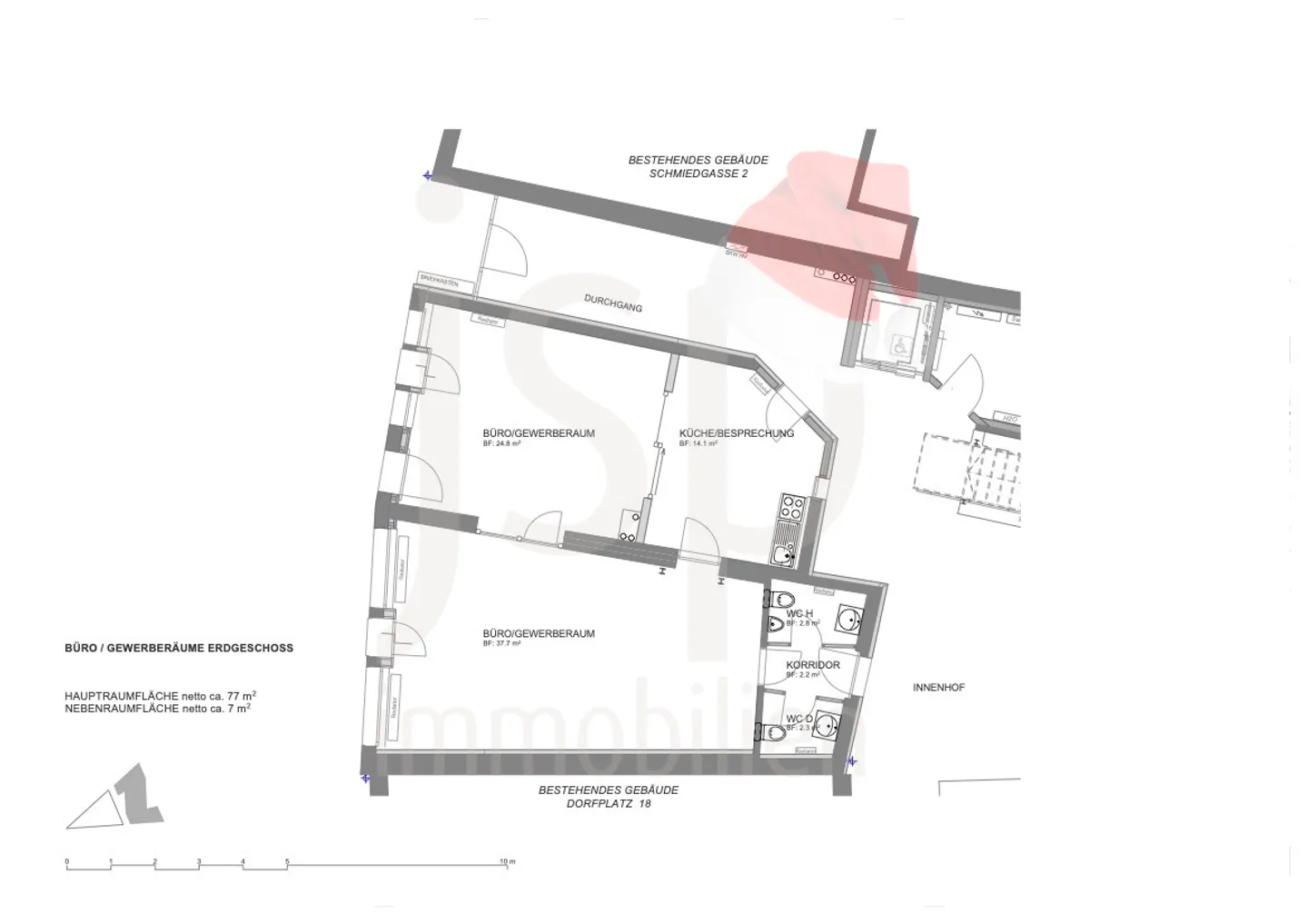 In the middle of the village; premises for office, sales - Photo 10 of 11