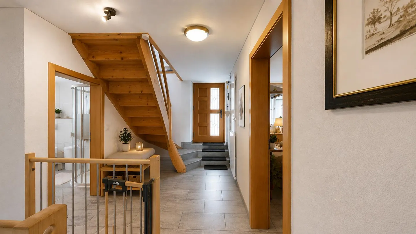 Charmantes Doppeleinfamilienhaus in Rebstein - Foto 9 von 13