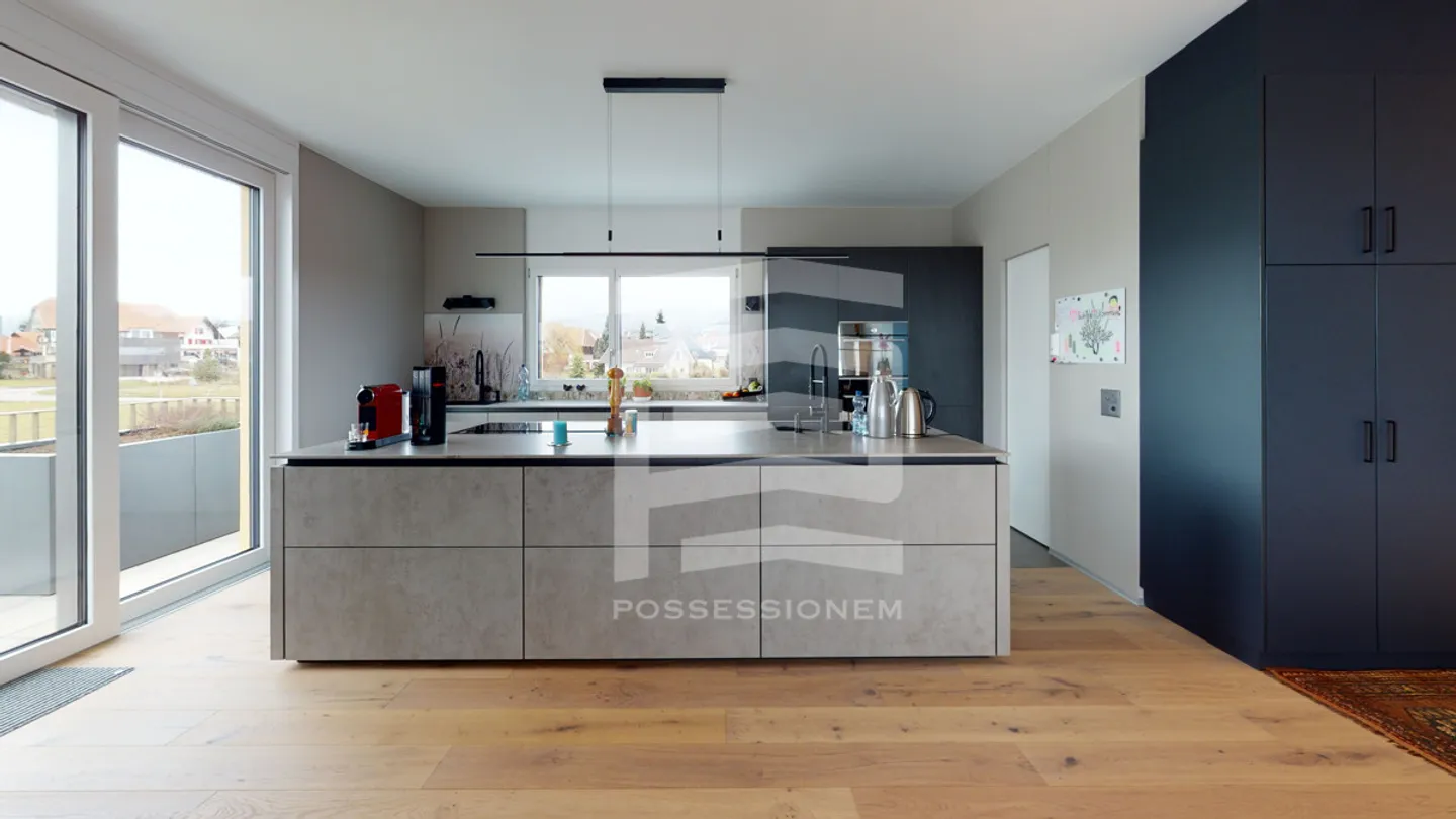 Grande Appartement en Attique avec Vue sur les Alpes - Photo 3 sur 7