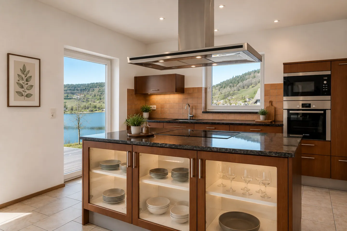 Zeitgenössische Villa mit 5,5 Zimmern, Blick auf den Jouxsee - Le Pont - Foto 8 von 10