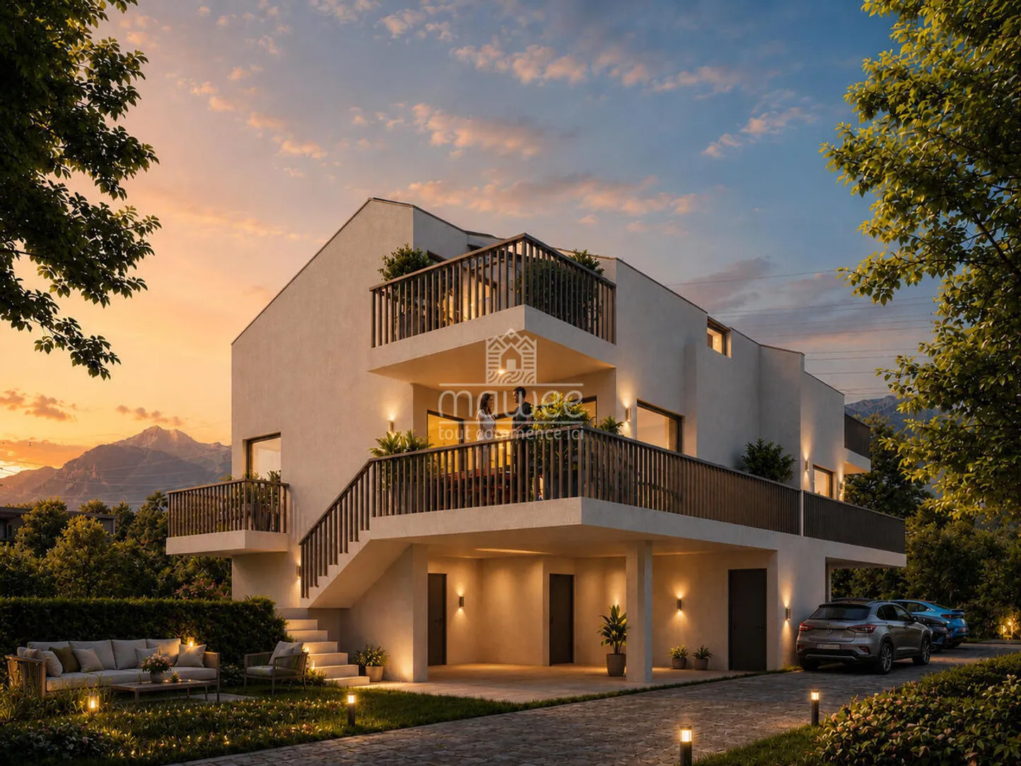 Moderne Villa in Aproz - Foto 1 von 9