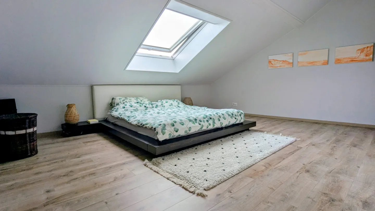 Außergewöhnliches Duplex mit atemberaubendem Blick auf den Murtensee und die Alpen - Foto 7 von 15