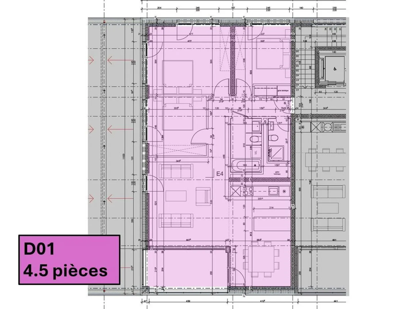Appartement à louer - Photo 3 sur 11