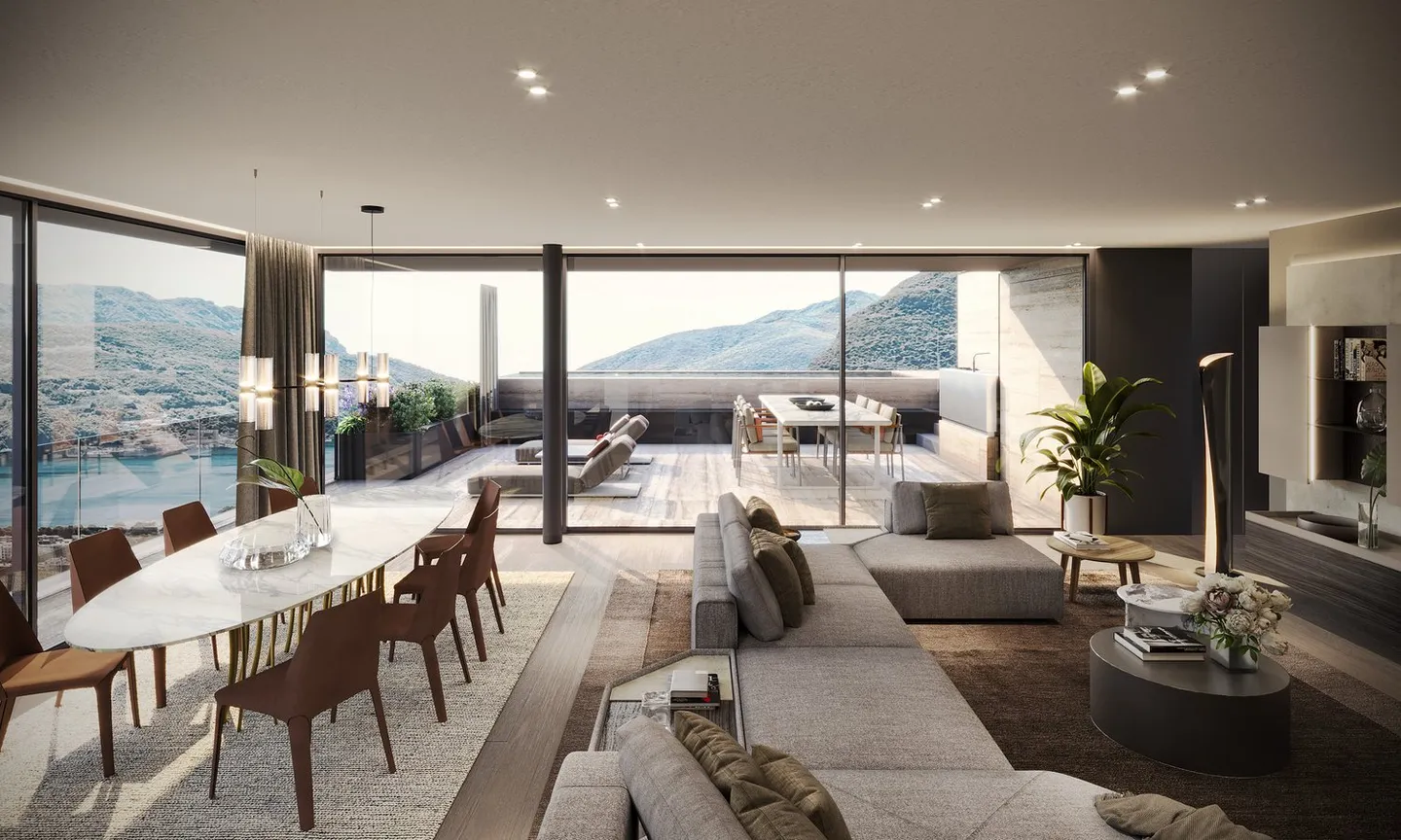 3.5 Room Apartment with Garden and Terrace – Residenza Foresta, Lugano - Photo 2 of 10