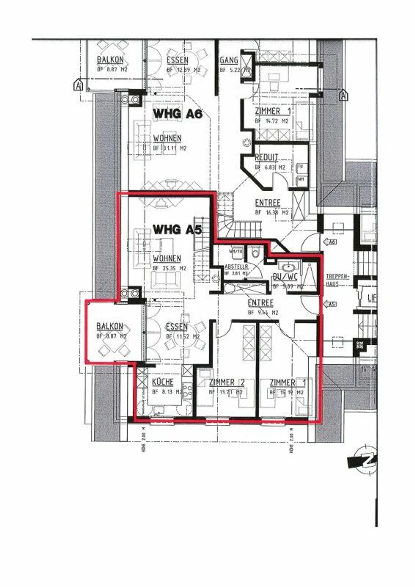 Appartamento mansardato di 4 1/2 stanze - Foto 11 di 12