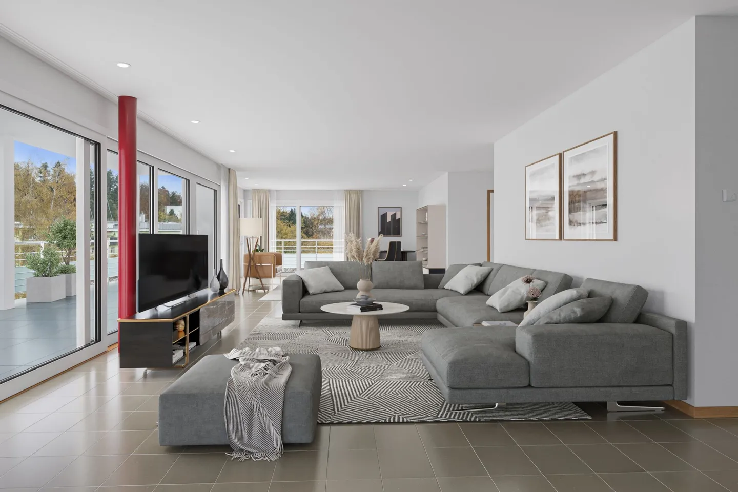 Appartement en attique spacieux de 3,5 pièces à Zumikon ! - Photo 4 sur 9