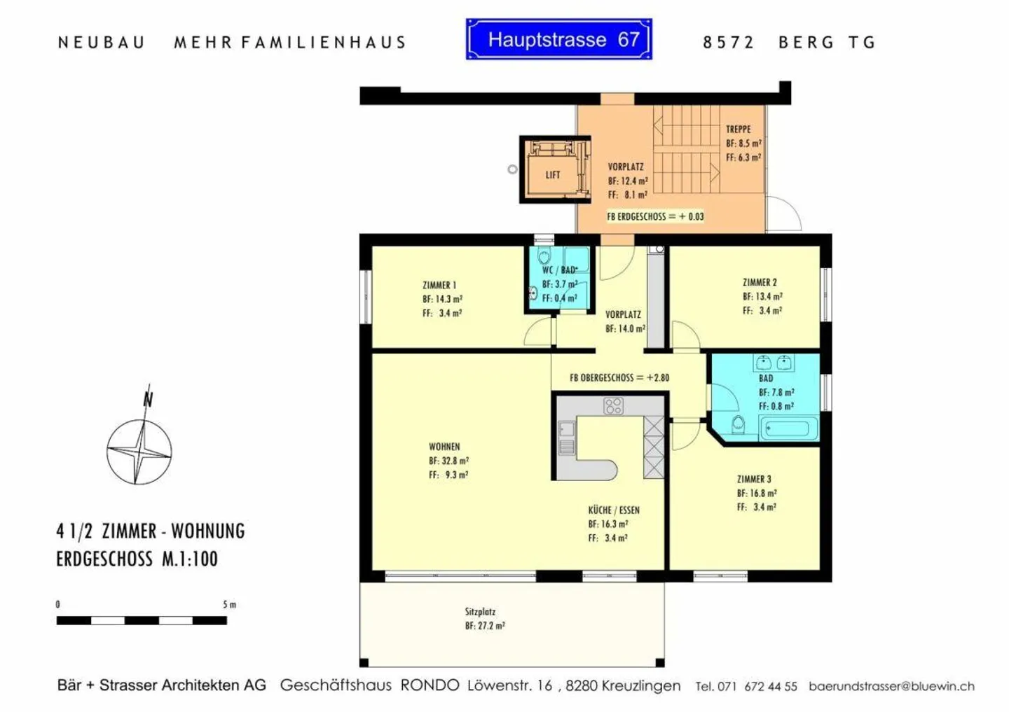 4.5-Zimmer-Wohnung im Parterre, ca. 100m2 - Foto 10 von 10
