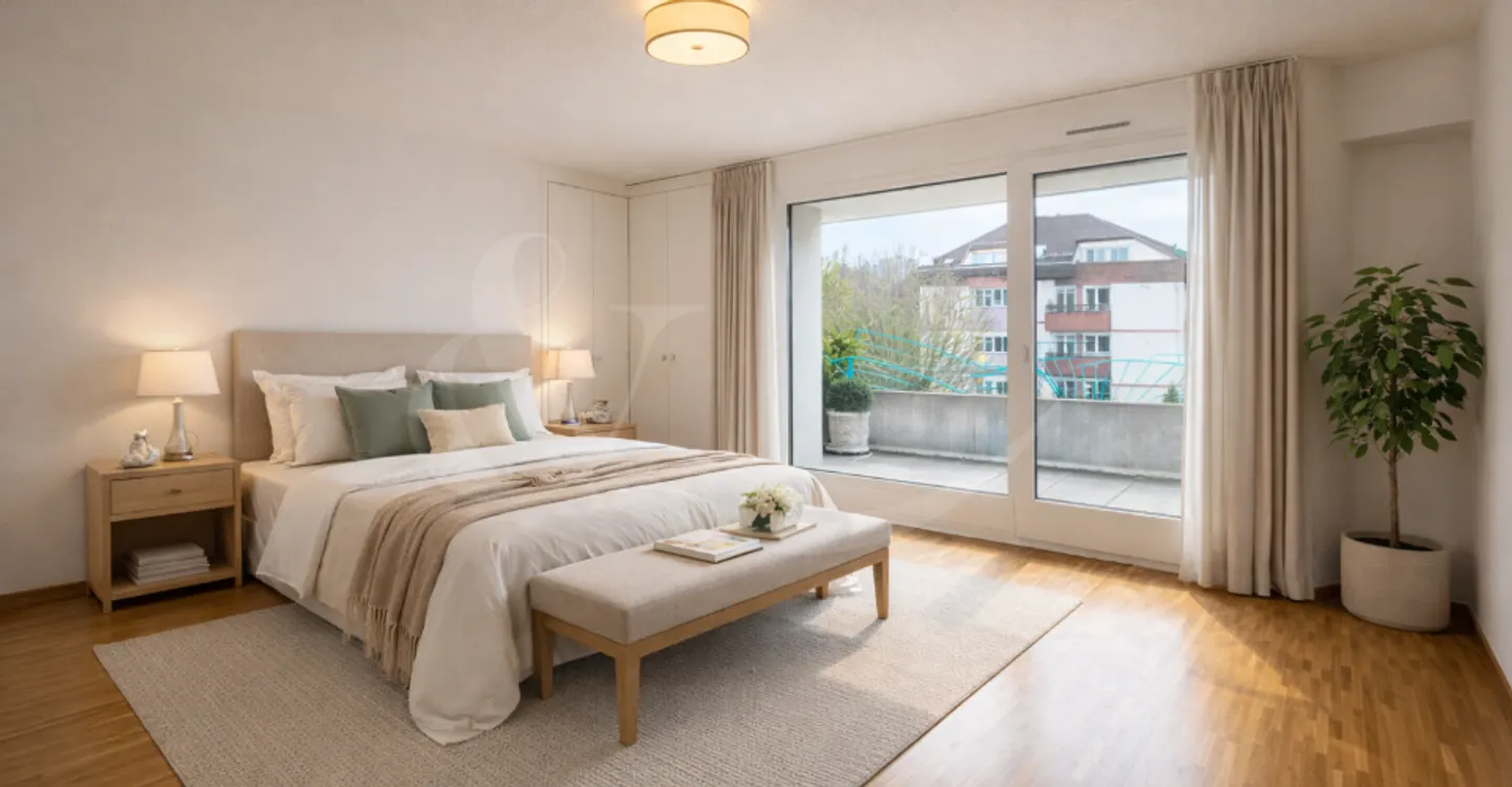 Exclusive penthouse occupying the entire floor with a large terrace in the heart of Perly - Photo 9 of 11