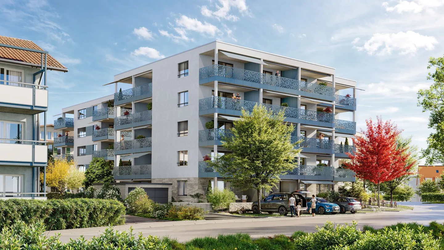 Wohnen am Altbach, exklusiver Neubau im Herzen von Kloten - Foto 4 von 8